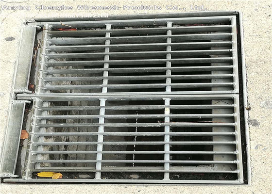 Recyclable Flat Bar Metal Grate Platform With Frame 10 - 300mm Height
