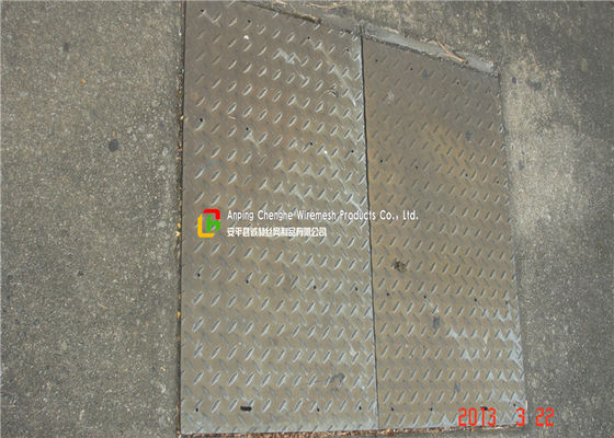 Galvanized Steel Grate Drain Cover With Angle Frame for Urban Road / Square
