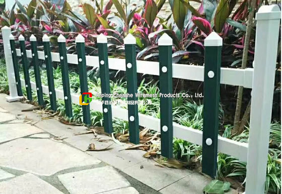 White Safety Wire Mesh Fence / Railing Beautiful Folded Mesh For Garden